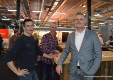 Joost de Jong (Solvent), Hugo van der Lans (HVDL Tech) en Erwin van Lier (HBV Coatings).